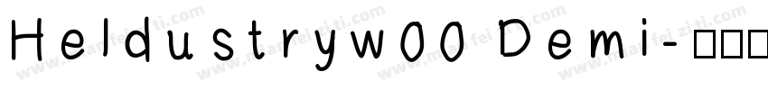 Heldustryw00 Demi字体转换